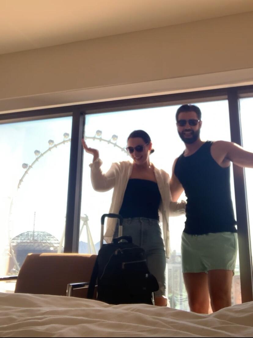 Las Vegas, Blaines first real taste of Westjet standby apart from weekend jaunts to Ontario 