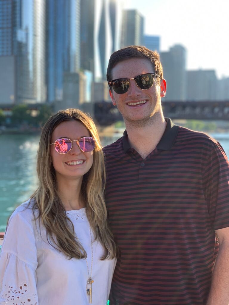 The duo both officially lived in Chicago