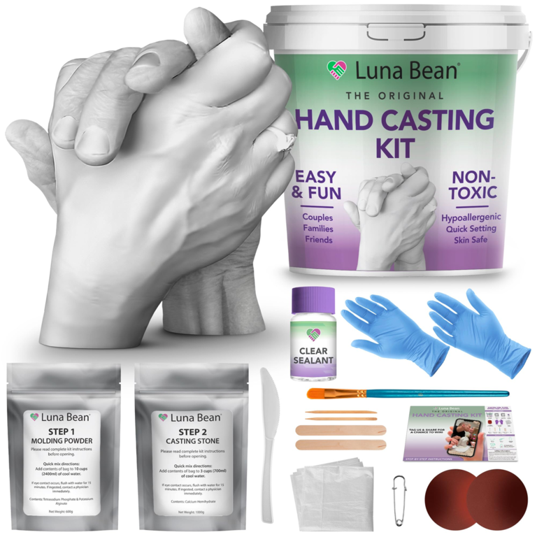 Hand Casting Kit for the best 8th wedding anniversary gift idea