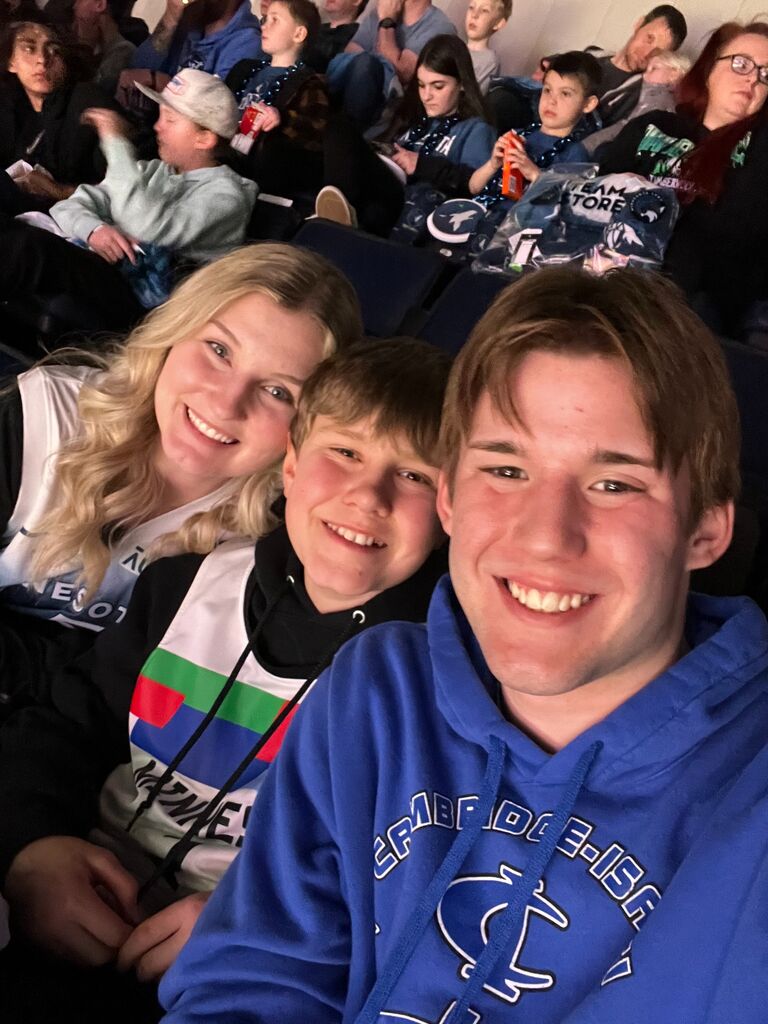 First Timberwolves game!