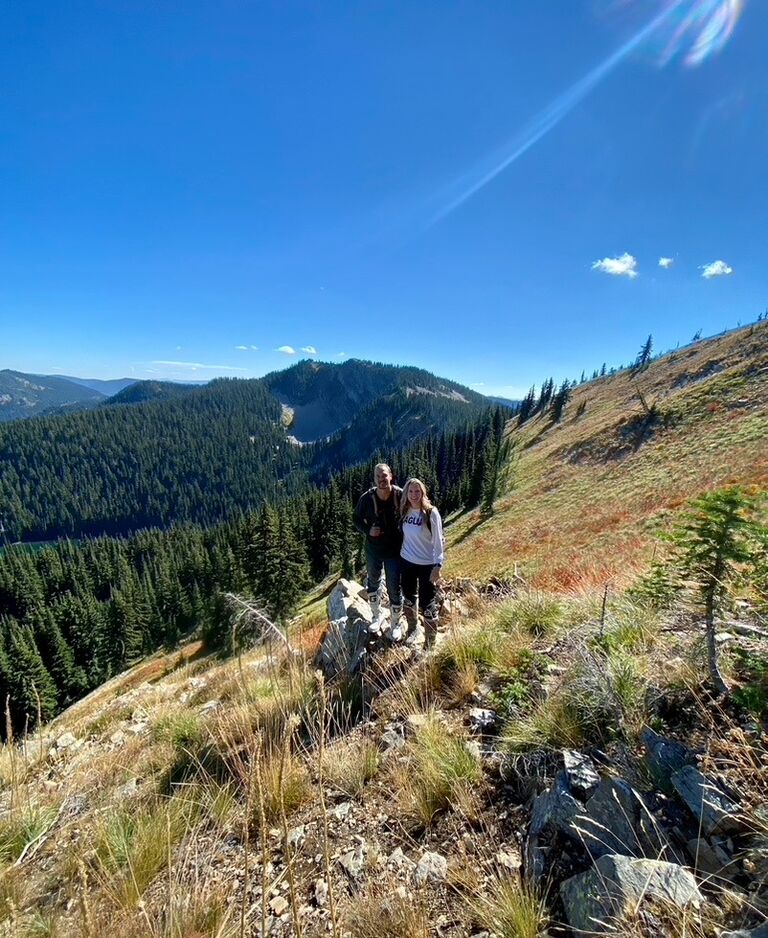 Riding the border between Idaho and Montana