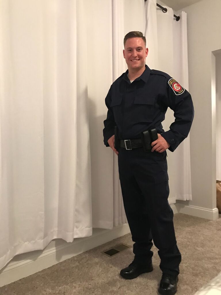 Kyle's first day of Fairfax Police Academy! 