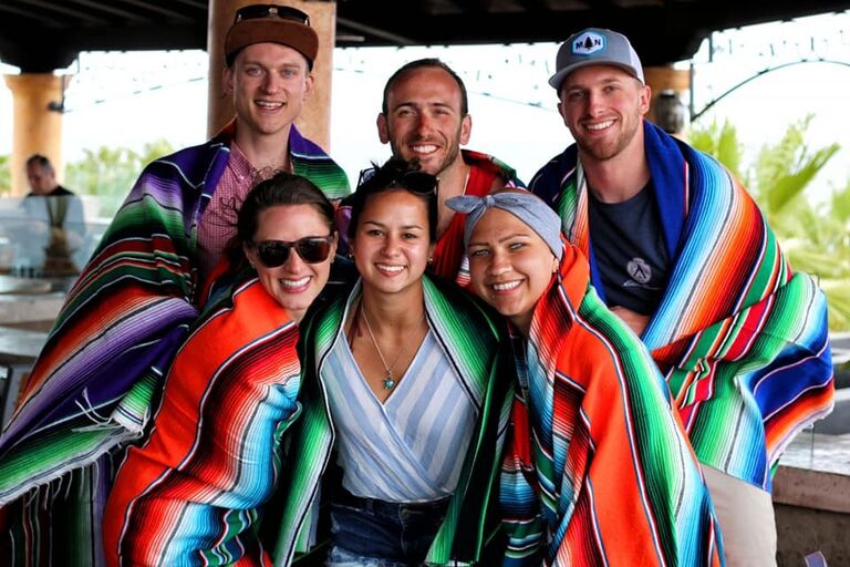 Ian grew up in Blackduck, Minnesota. After attending college in Duluth, he moved to Minneapolis and started work at Minnetronix, where he formed a friendship with Jett (Bridesmaid, front middle). 