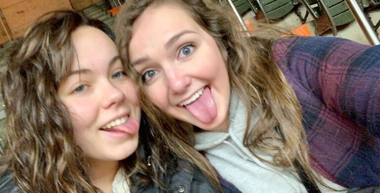 Preston's cousin, Shelby, and I became friends instantly in our freshman seminar.