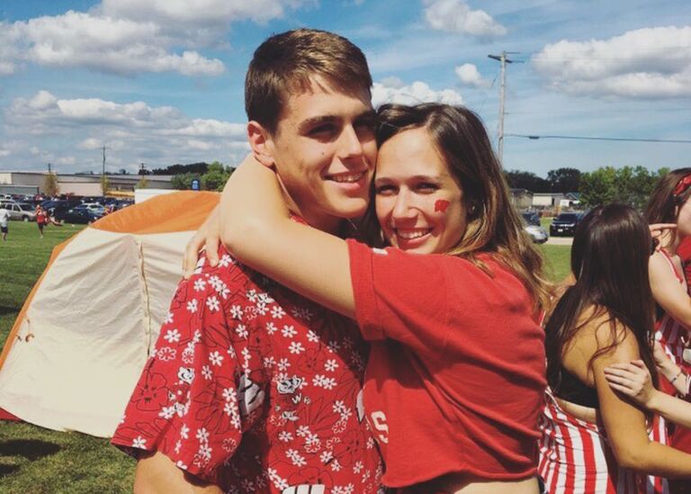 Jacob transferred to UW-Madison to join Nali as a Badger