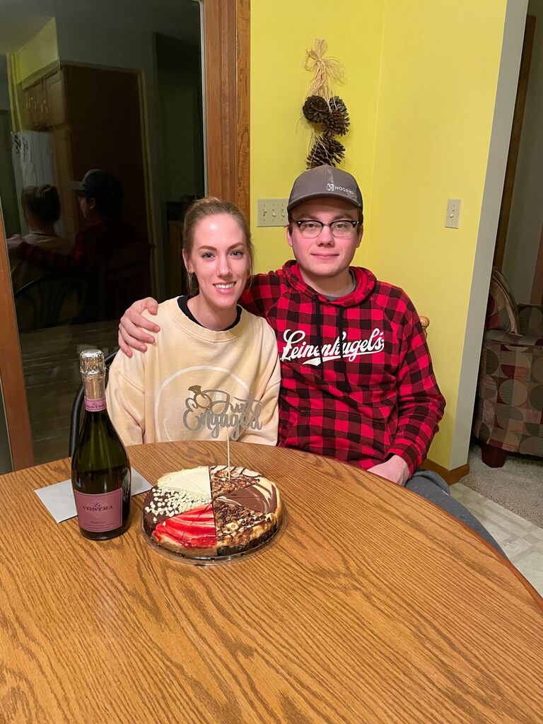 Celebrating being engaged
