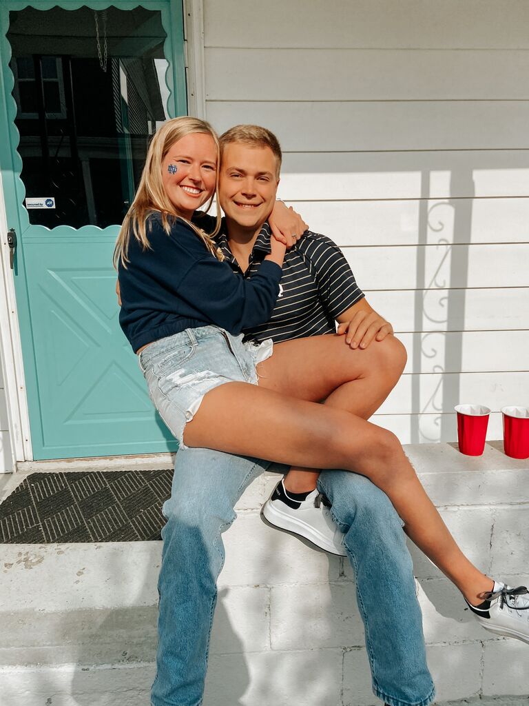 After graduation Kelsey attended graduate school at Notre Dame while Luke moved to Massachusetts for work.