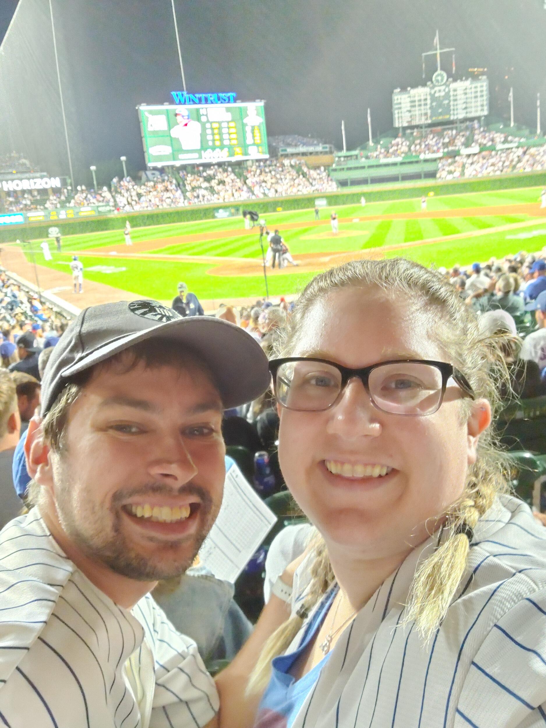 Erin's first Cubs game! 17-3