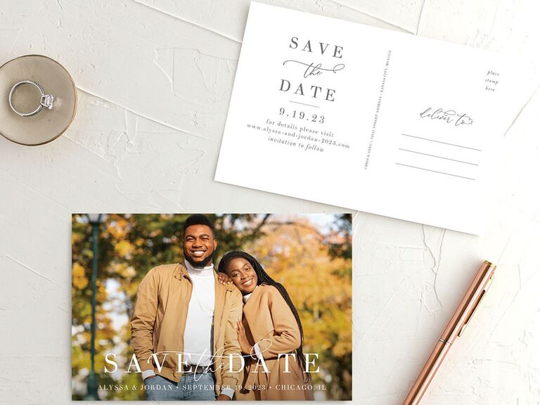 Keep it Stylish With These Simple Save-the-Date Designs