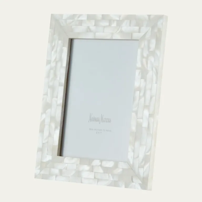 Pearl picture frame for mother of the groom gift