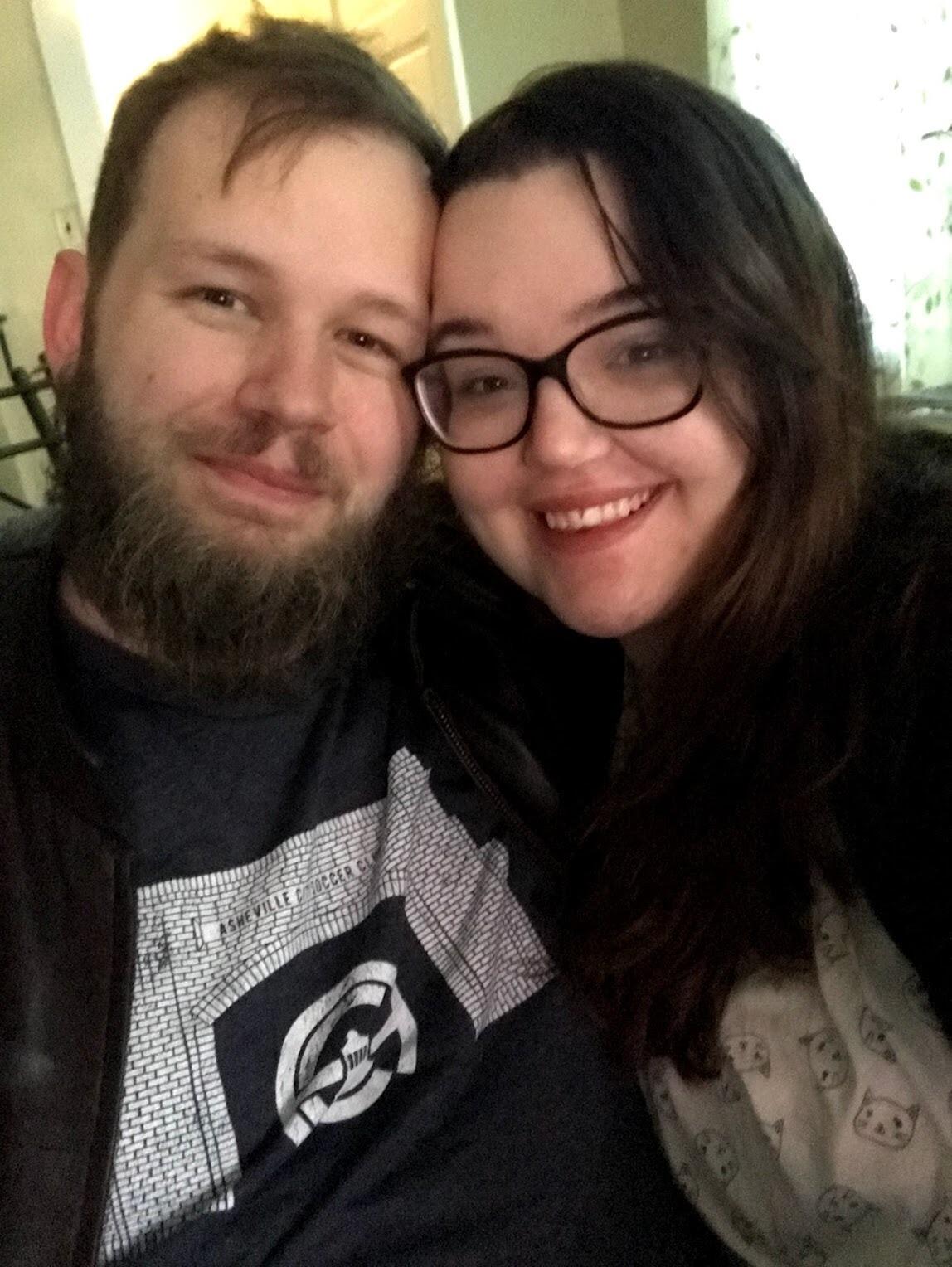 Our first photo as a couple!