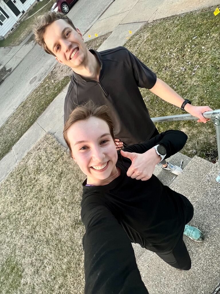 Annika asked Jake if he would help her with a long run to prepare for her half marathon the following month. 