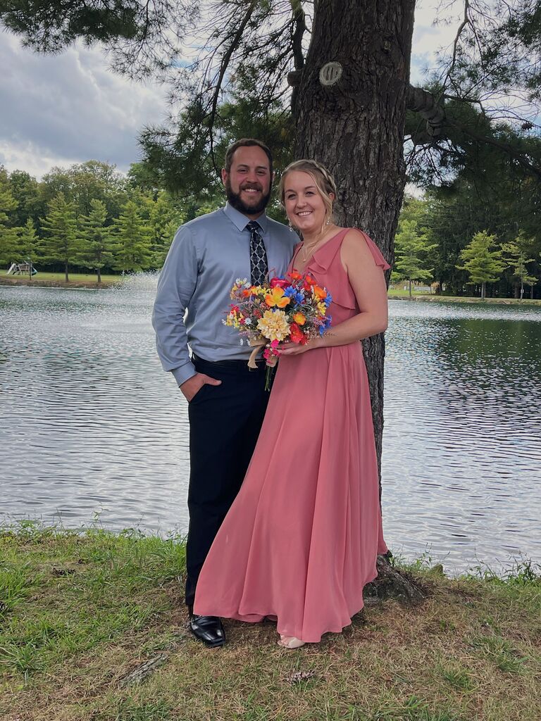 We went to a wedding this weekend, and finally made our relationship official!
