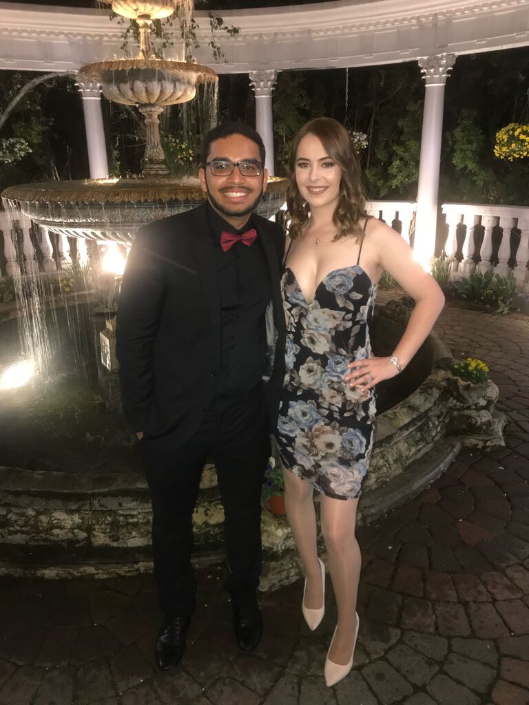 Our first college formal.