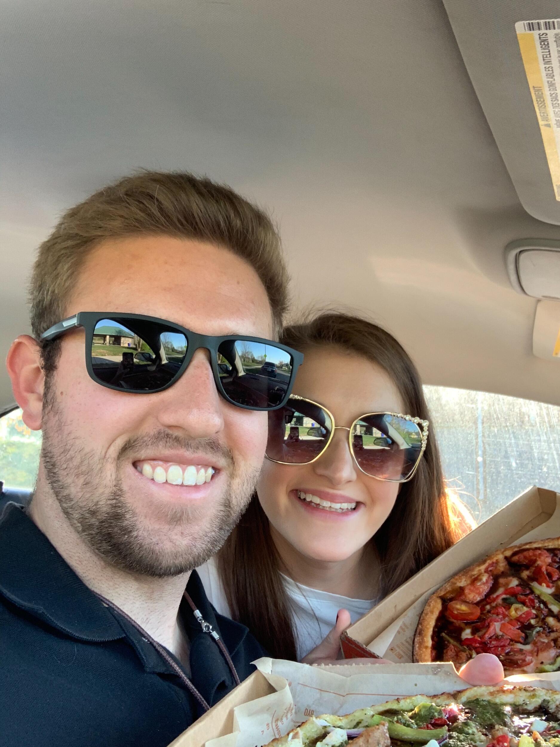 We ate A LOT of pizza.