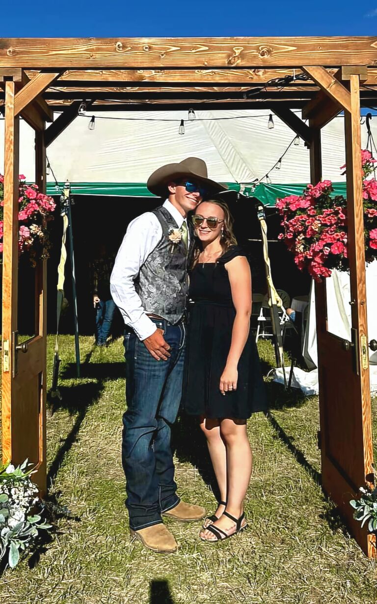 Wedding date.