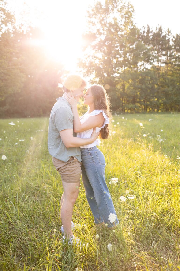 Engagement pictures in Paige's hometown!