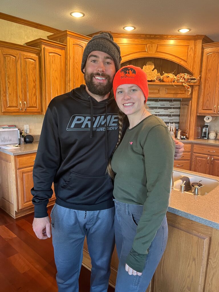 In June 2022, Brady randomly DM’d me on Instagram. We started talking, and very soon we both knew what we wanted. We finally officially started dating when Brady came to Iowa to meet my parents.
