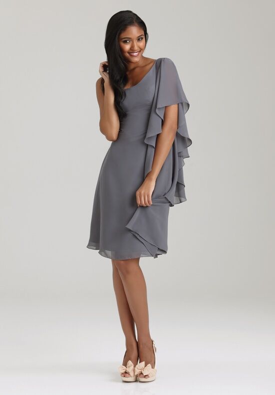 gray cocktail dress