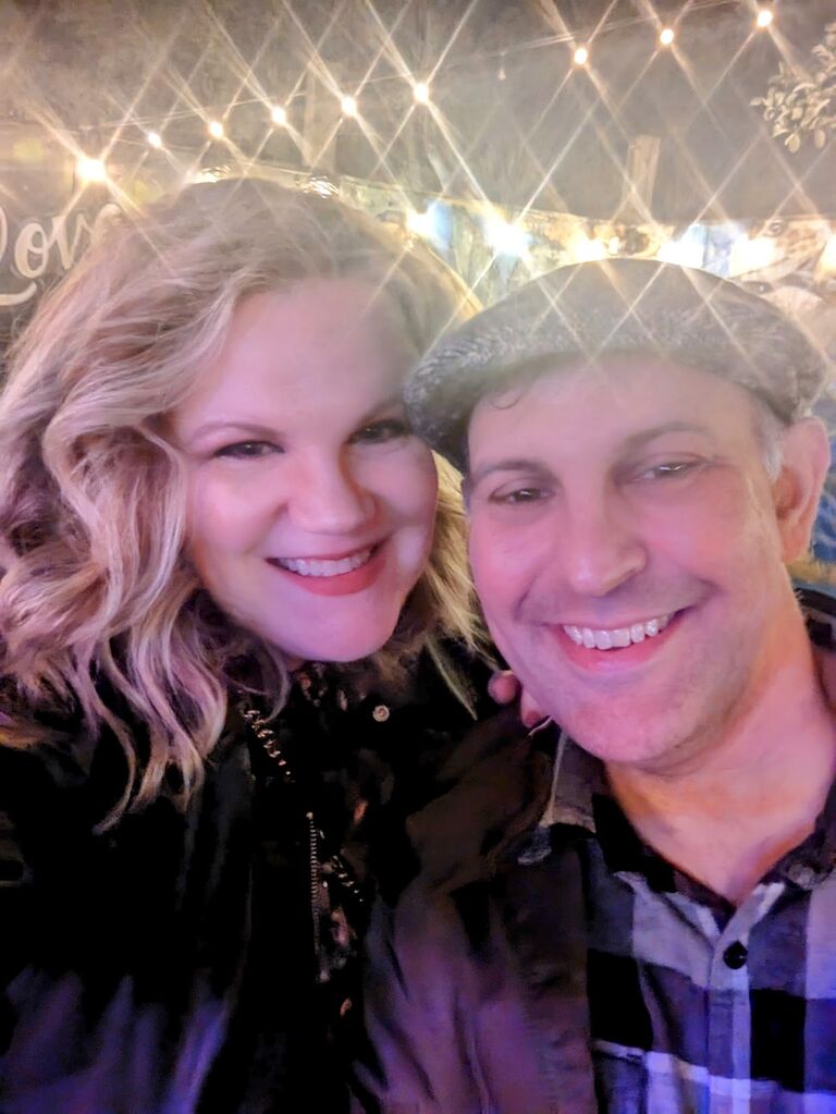 Valentine's Day at the Charleston Pour House where they watched Katie's Freshman roommate Amanda's band play!