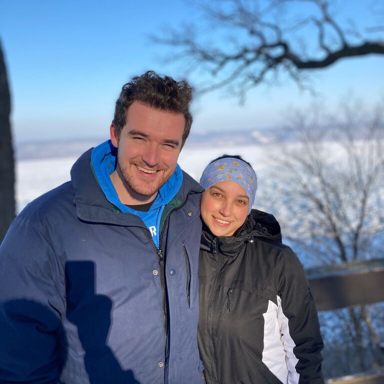 We spent our first New Year's on Lake Pepin.
