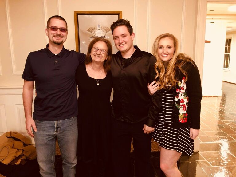 They continued to support each other in everything did they, Christmas holidays always being their favorite together. This picture was taken at Kevin's last choir performance.