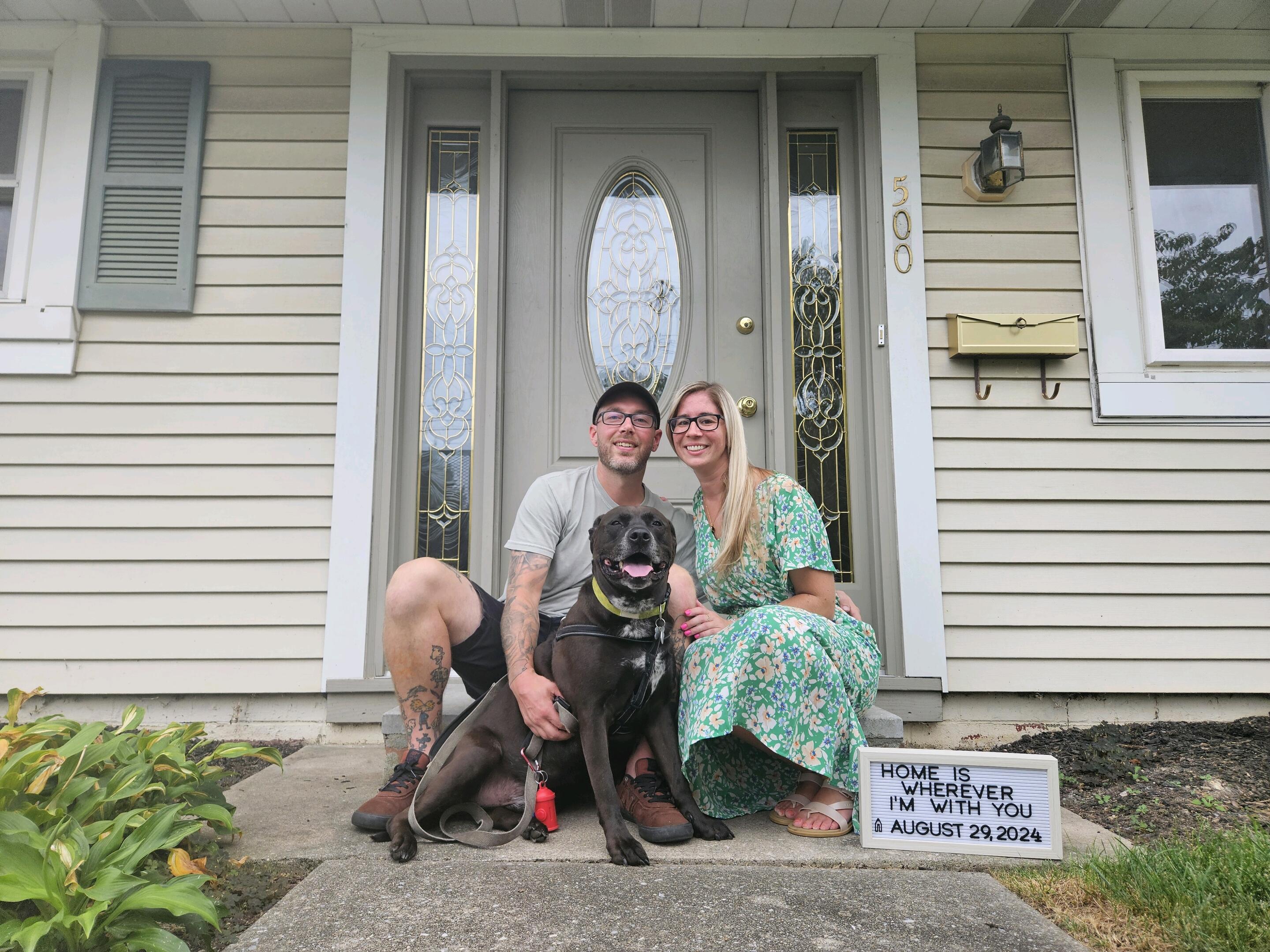 The day we bought our first house!🏡 