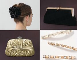 Collage of Mother of the Bride accessories