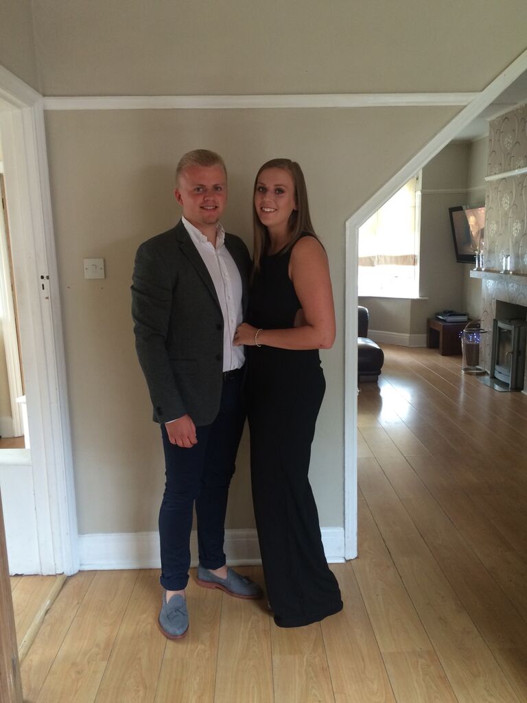 Our first fancy dinner up London