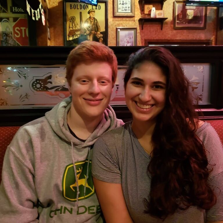 Alex flew down to Houston for Amara's birthday and to meet the rest of her family. They adored him!