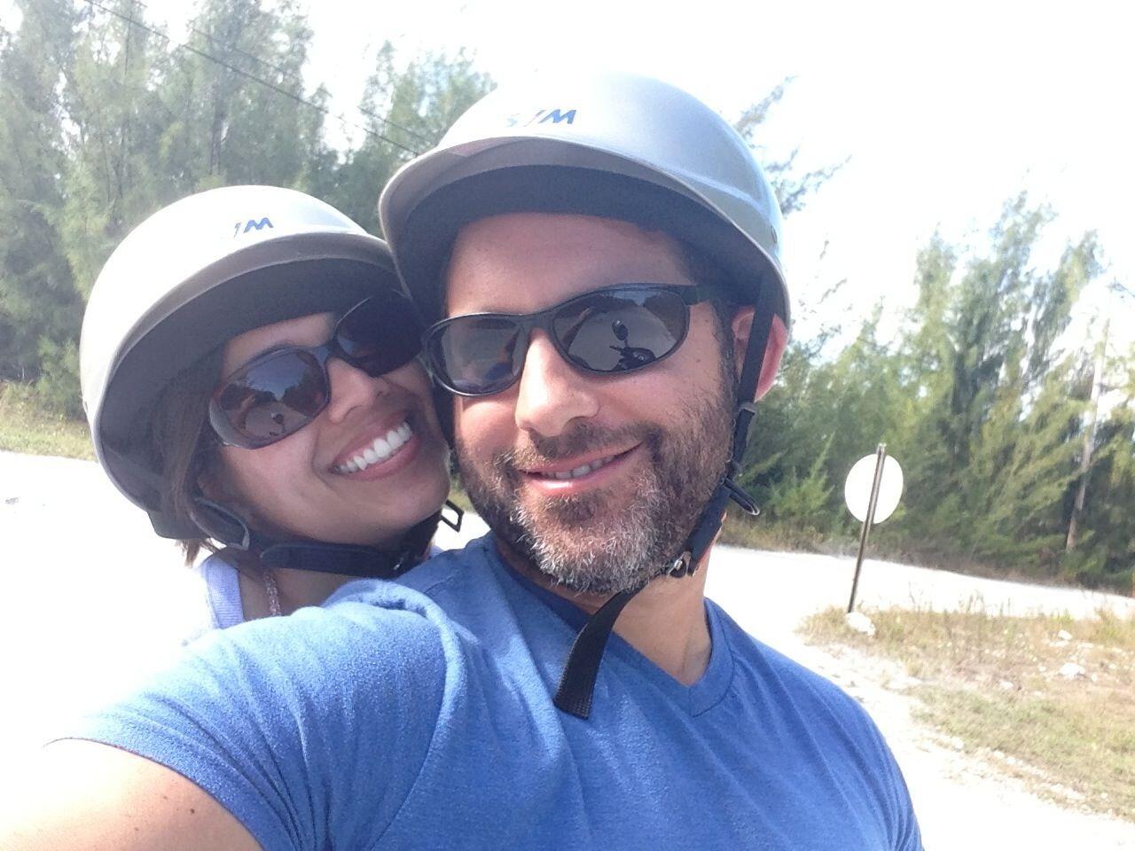 Bahamas on a scooter