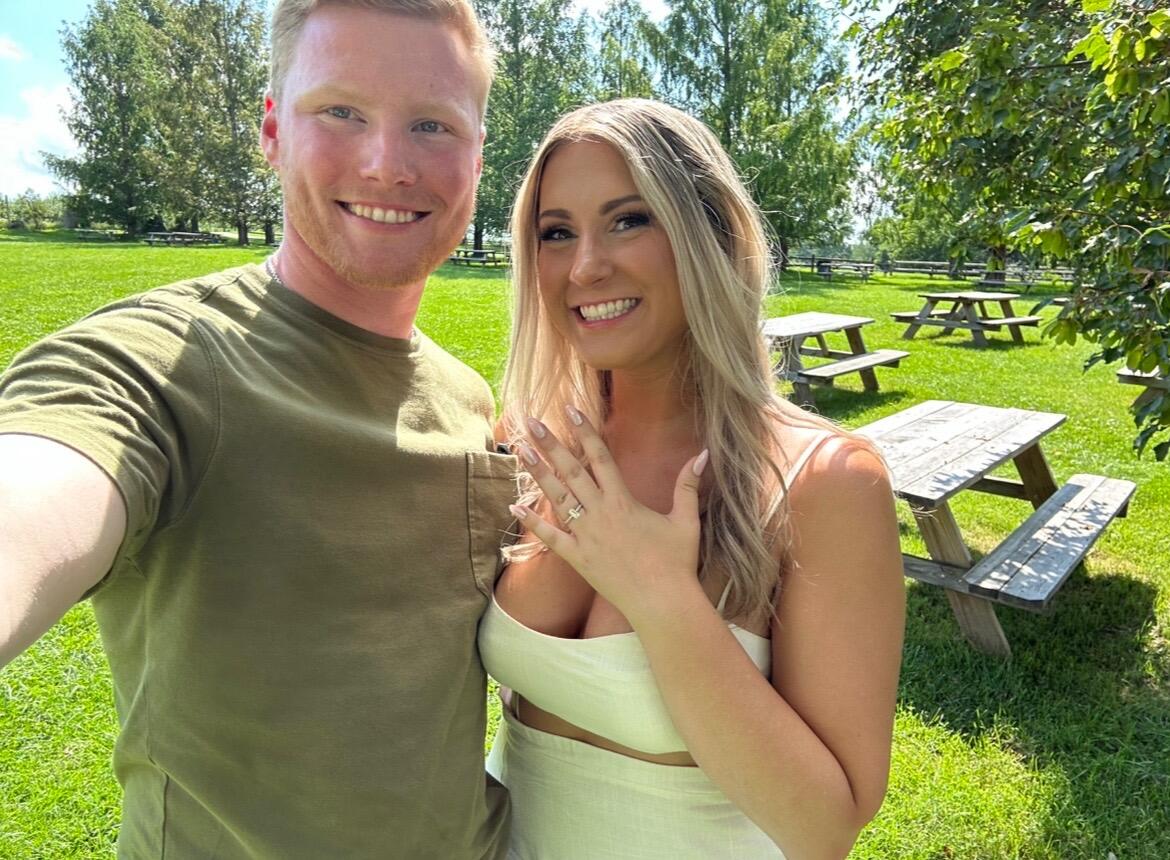 The day we have all been waiting for! After 4 and 1/2 years Austin popped the question and Christine said yes!  Next step on the timeline...Lets get married!!!