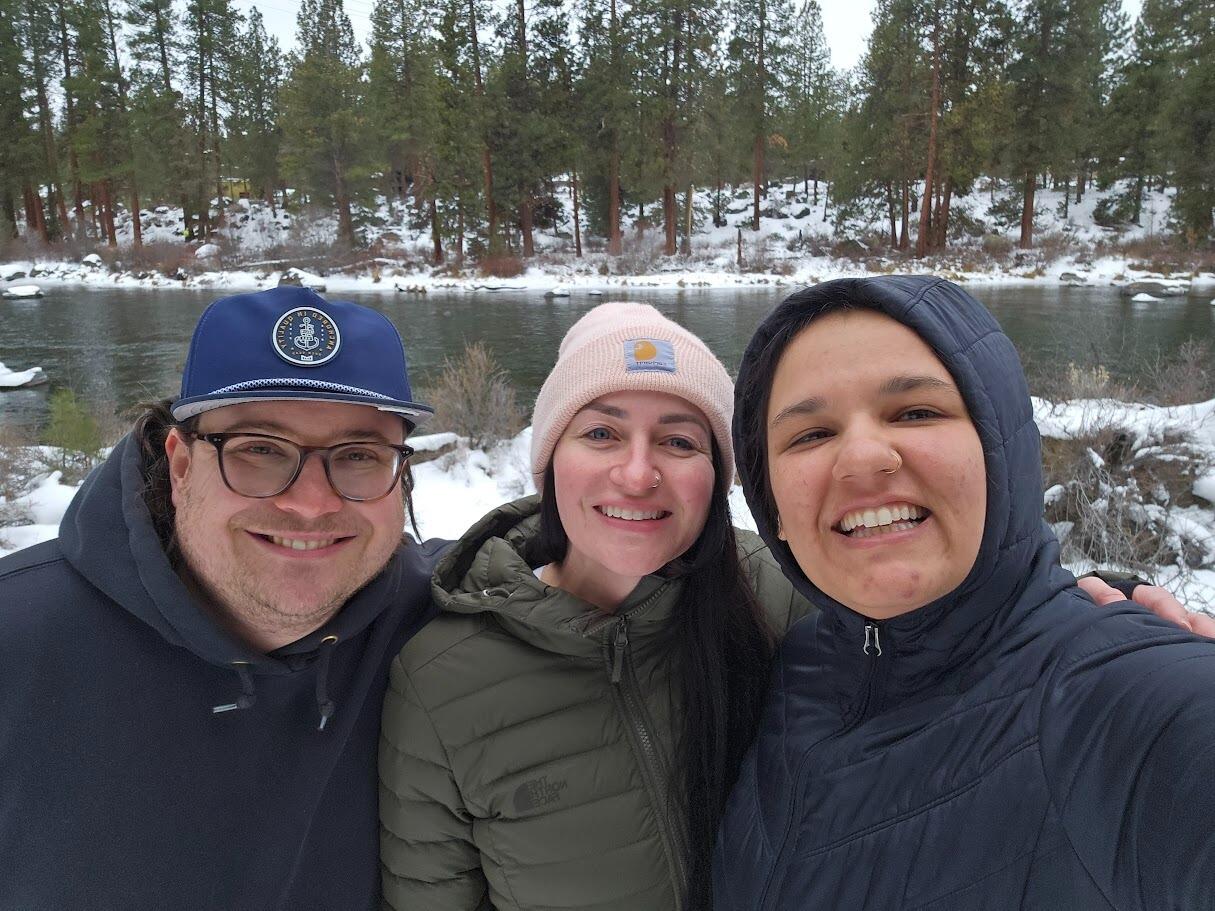 They have continued to have fun visiting family...
