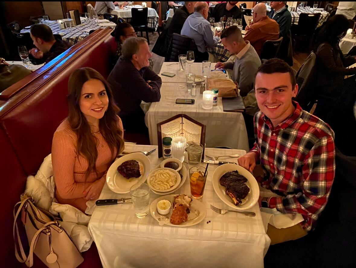 Celebrated our 3rd dating anniversary at Gibson's Steakhouse - a tradition we have kept every year since!