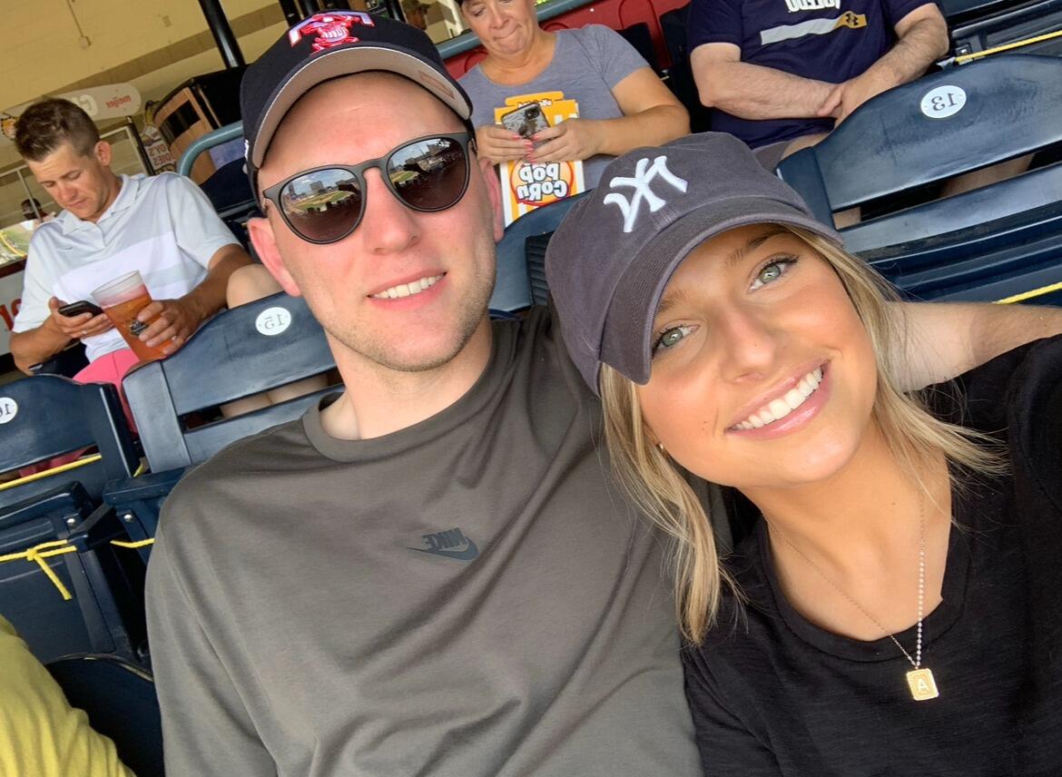 Alex's first Toledo Mud Hens Game