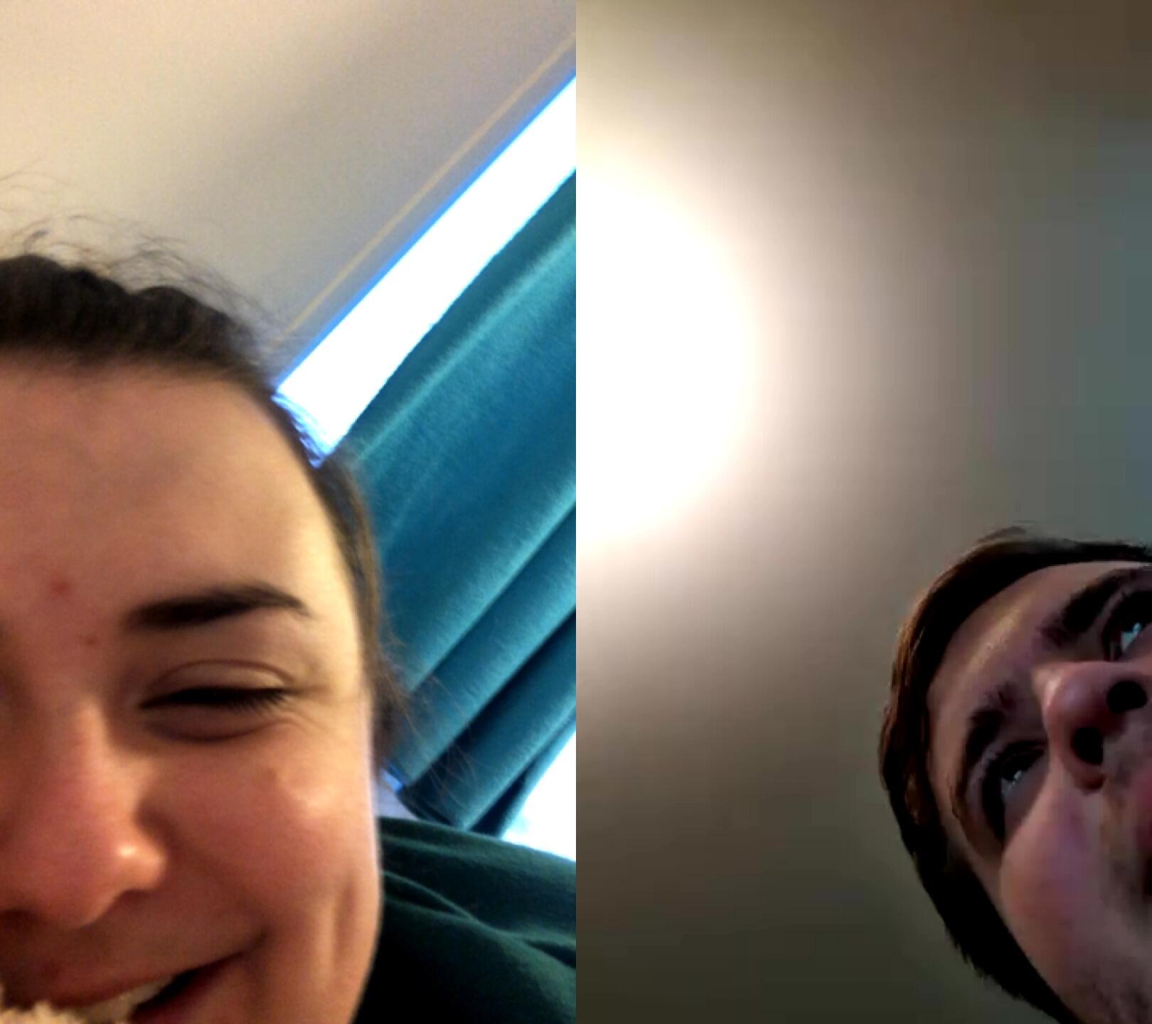 After living together in Steve's room through lockdown, Fran went to study for 4 months in Finland, making the relationship rather long distance.