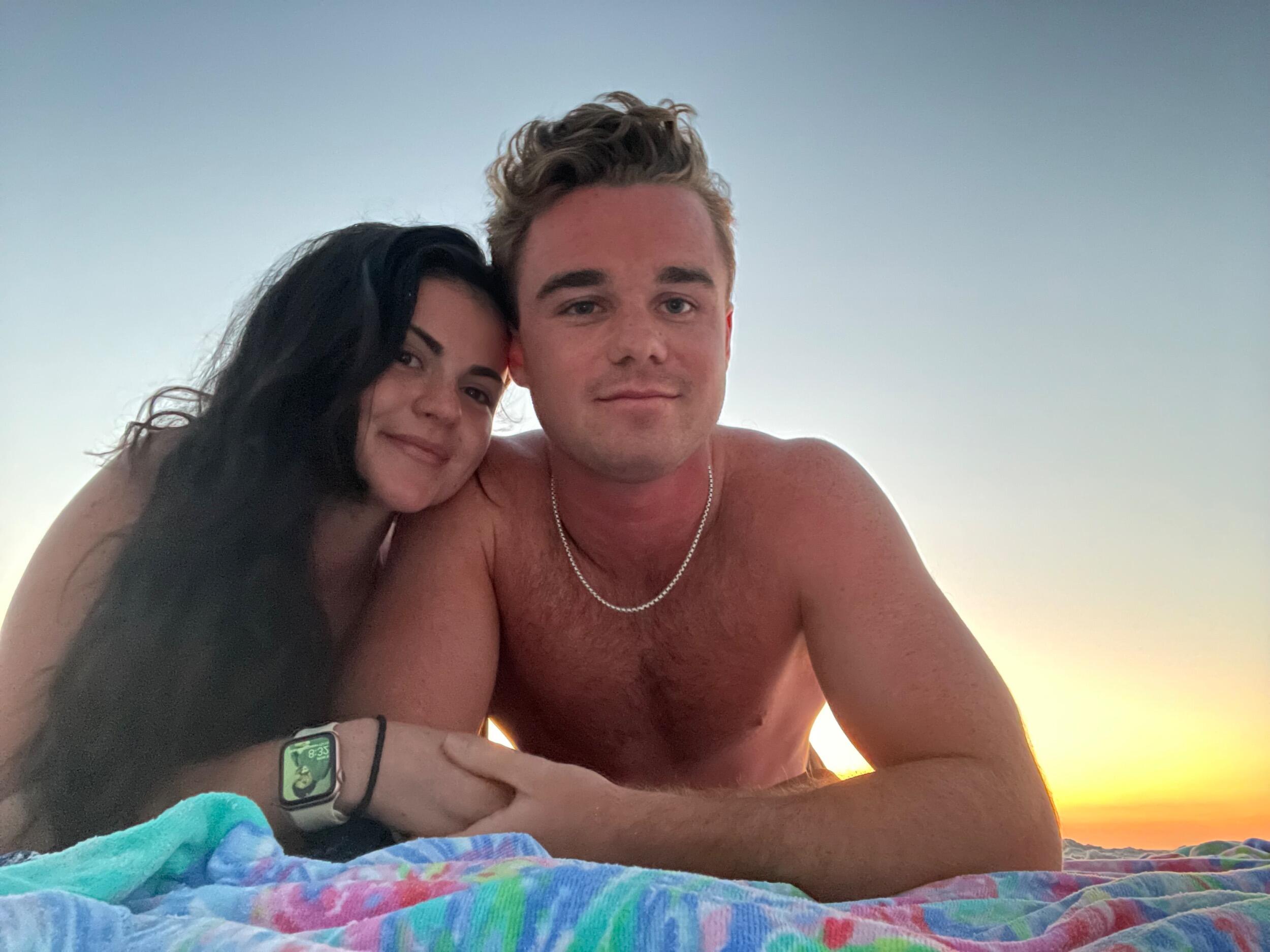 Connor asked Olivia to be his girlfriend on a date at St. Augustine beach...she said no. 
