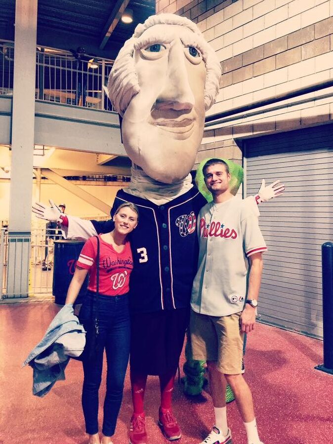 Alyvia and Derek both ended up in the DC area by chance in 2016--Alyvia from Linglestown, PA, and Derek from Lancaster, PA. Derek was just starting his first job out of college; Alyvia beginning graduate school. Our first date went so well that even the waitress couldn't believe that we hadn't met before!