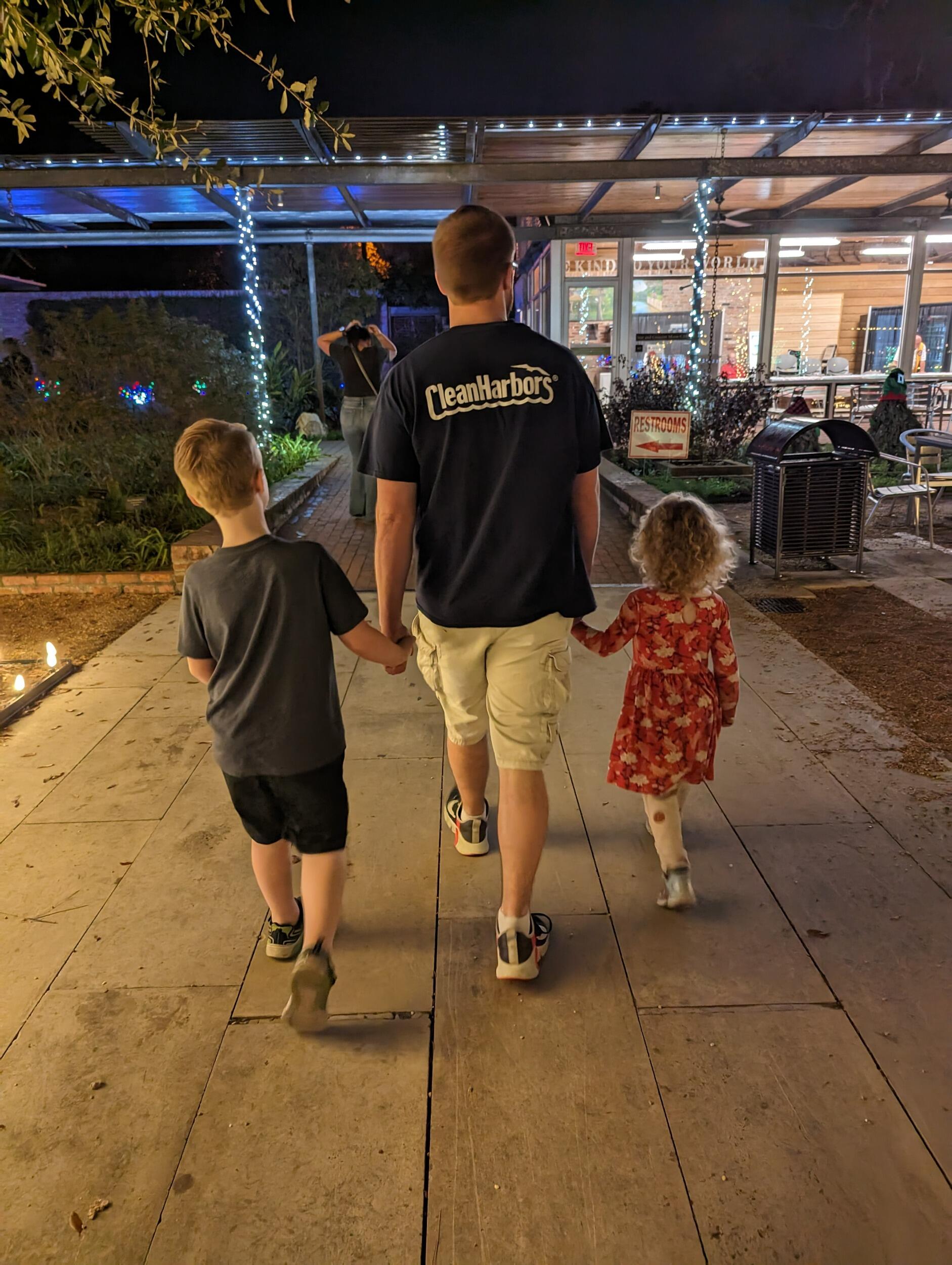 First outing with the kids. Christmas Light Stroll at Shangri La.
