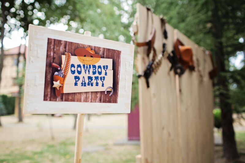 Around the world party theme idea - western party