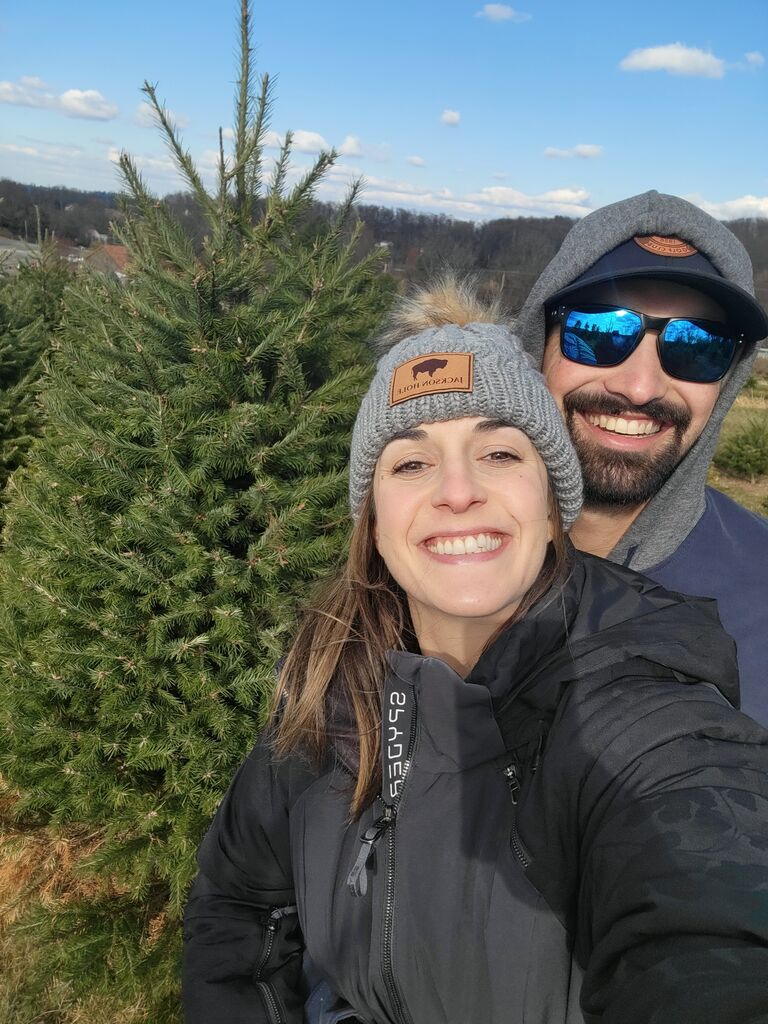 First Christmas Tree chopping day