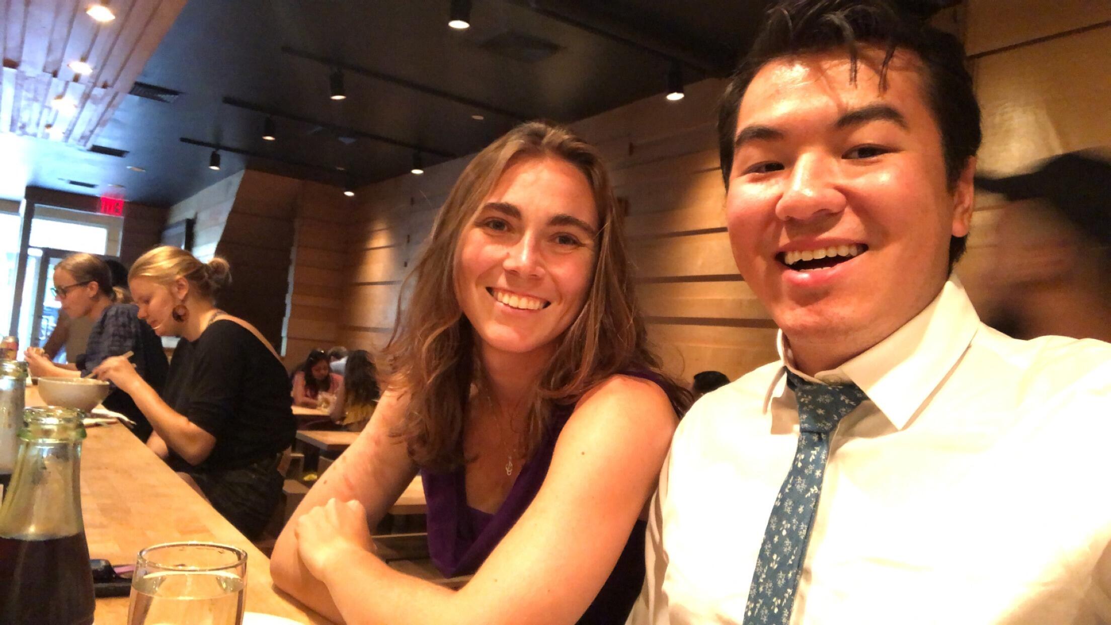 Date to Momofuku Noodle Bar and Birdland Jazz Club for our first anniversary!