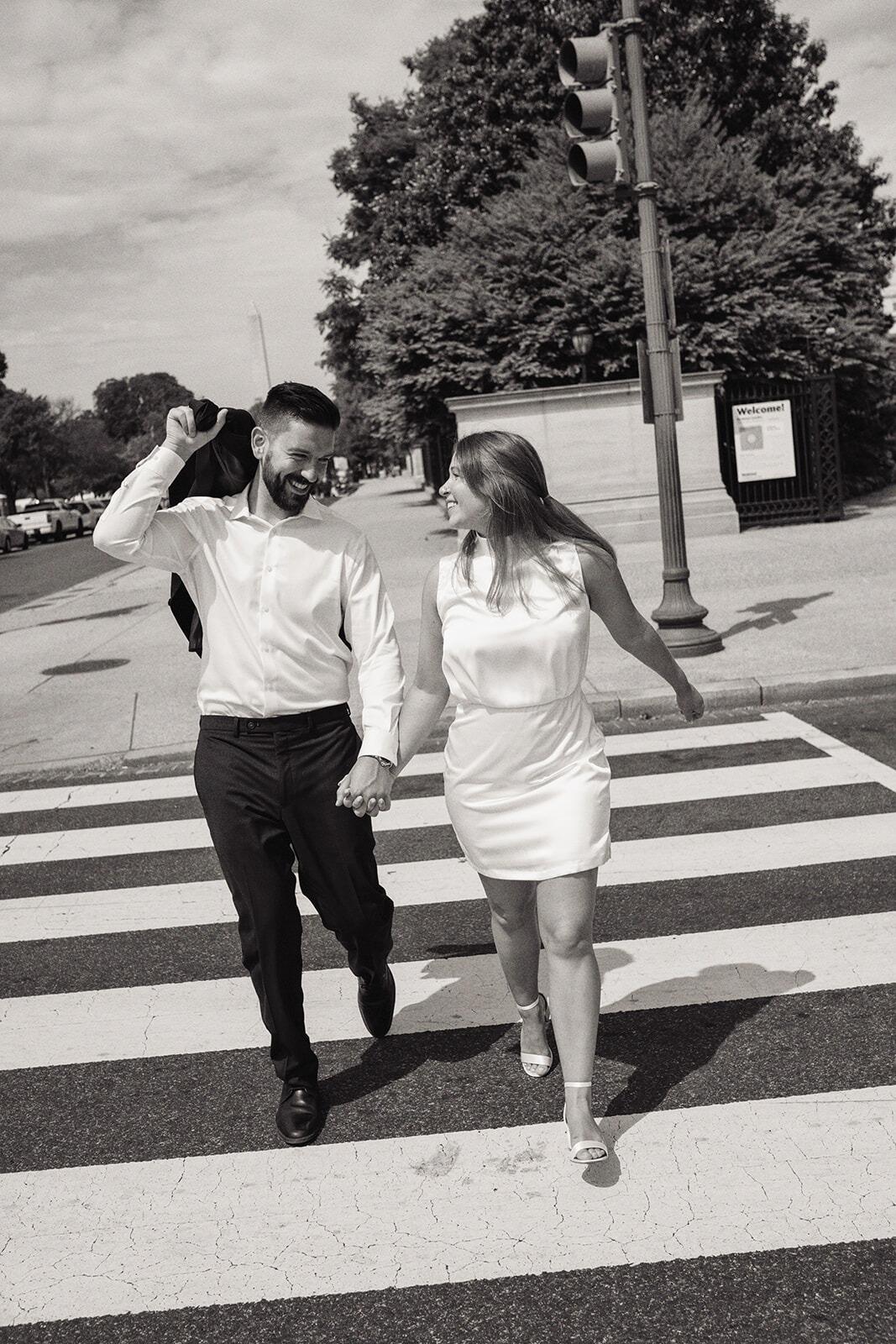Engagement Pictures at the National Gallery of Art in DC