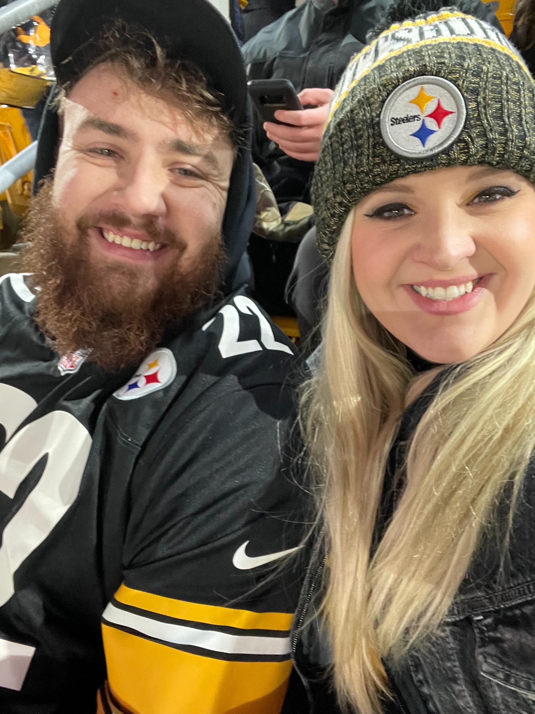Ben's last game. Steelers game against the Browns