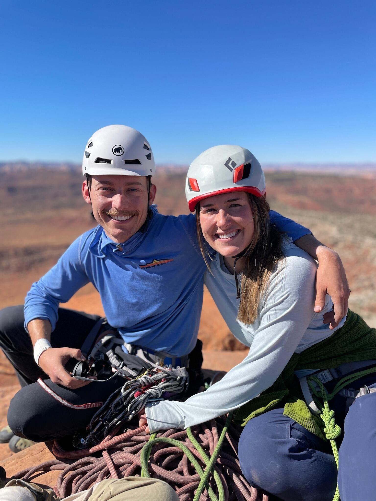 We climb South Six Shooter at Indian Creek with our Durango besties - Josh and Ana.