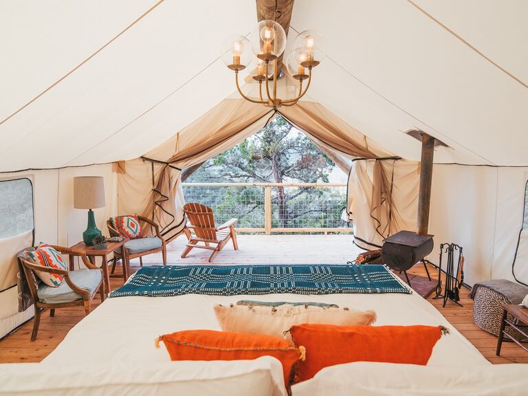 Collective Hill Country for the best wedding honeymoon glamping