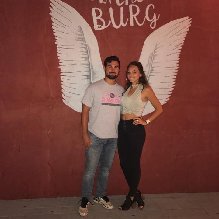 We met in college at the University of Central Missouri in January and started dating a month later