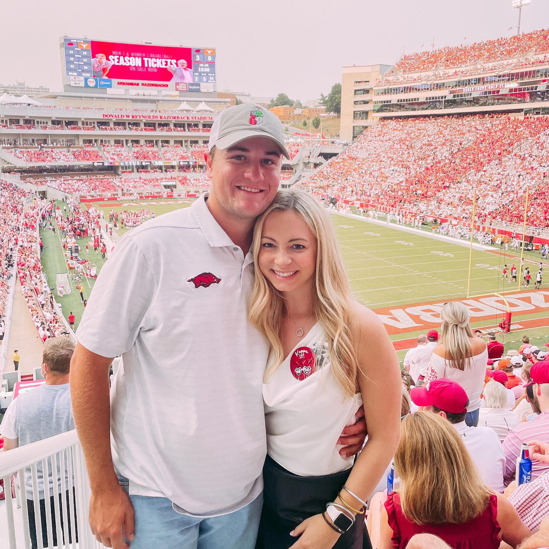 Celebrated Denver's 21st birthday and watched the hogs beat Texas!