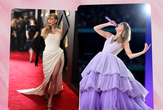 Taylor Swift in red carpet dresses