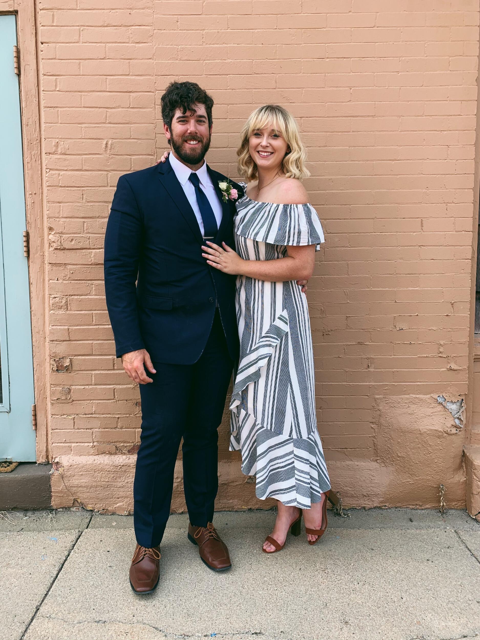 Michael and Olivia attend their first wedding together!